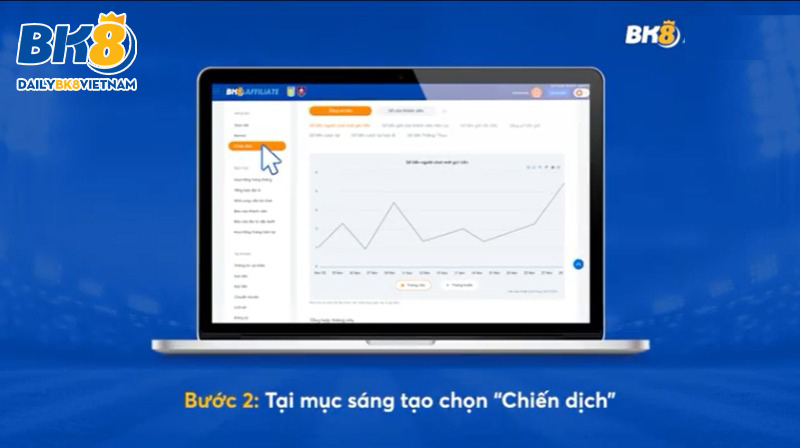 Chọn vào tạo chiến dịch