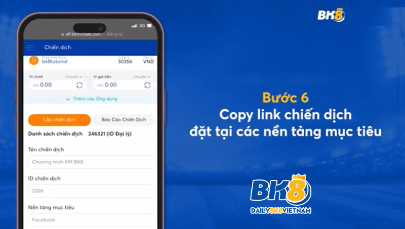 Copy link chiến dịch