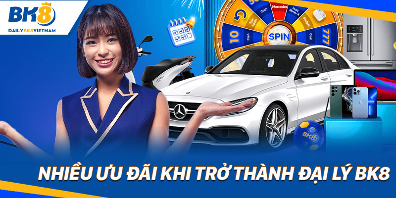 Đại lý BK8 được gì? Tìm thông tin để kiếm tiền khủng Nhiều ưu đãi khi trở thành đại lý BK8