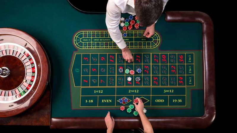 Cấu tạo bàn chơi Roulette